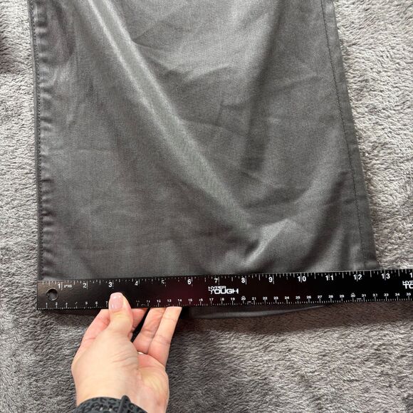 Kut From The Kloth Coated Jeans Meg Fab Ab Wide Leg High Rise Gray Size 18 C179 - Picture 8 of 11